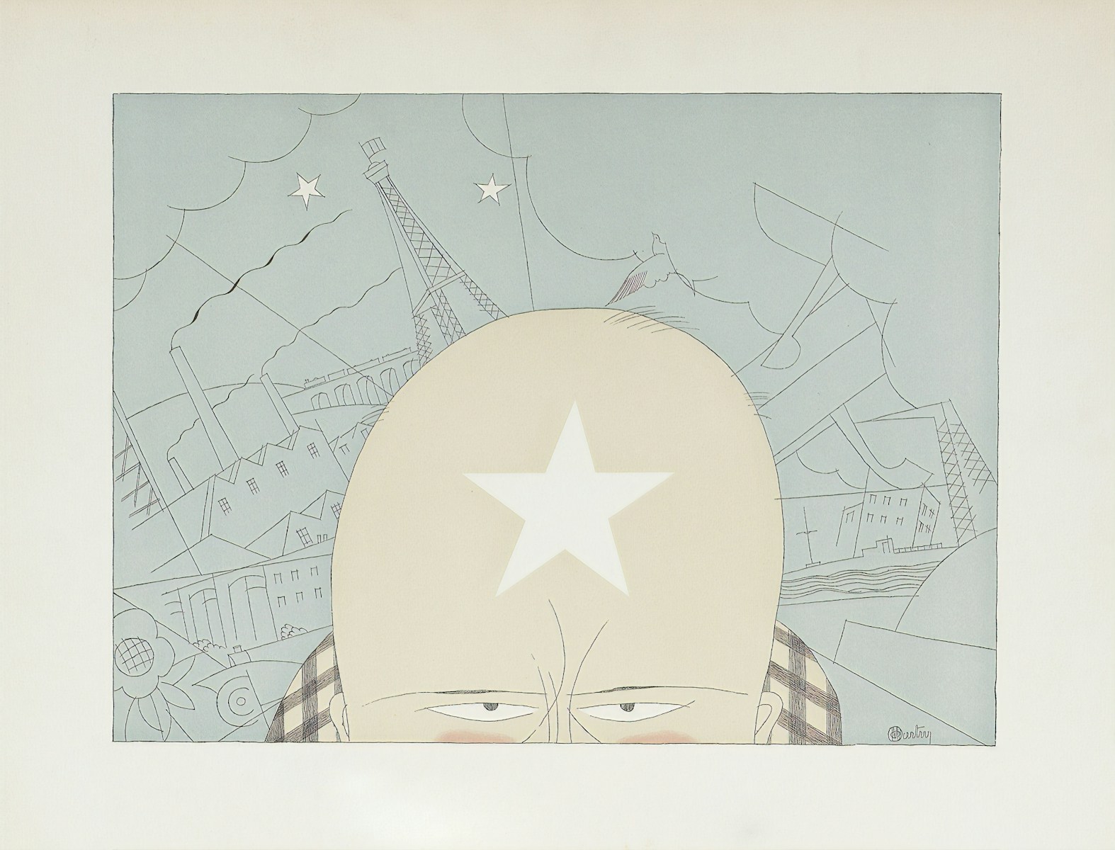 yellow star with star illustration